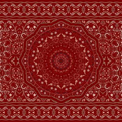 "Dark Red Carpet" Fußmatte - 70x50 cm