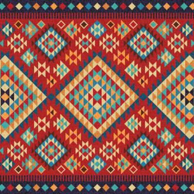 "Red Diamonds Carpet" Fußmatte - 55x40 cm