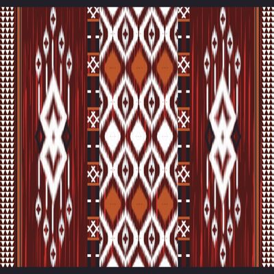 "Red Pattern" Fußmatte - 70x50 cm