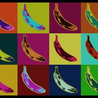 "Colorful Bananas" Fußmatte - 55x40 cm