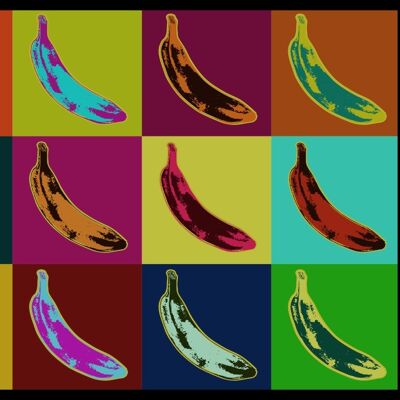 "Colorful Bananas" Fußmatte - 70x50 cm