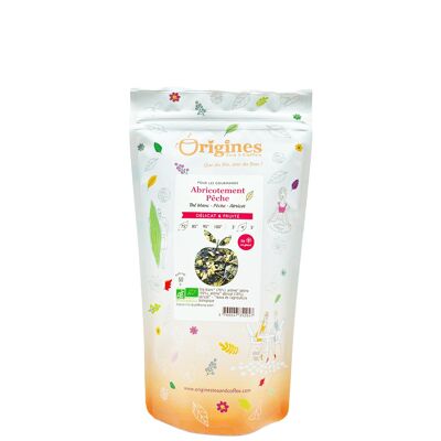 Bio Weißer Tee Aprikose Pfirsich - Sachet 50 g