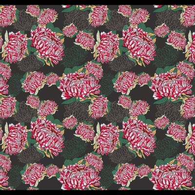 "Drawn Roses" Fußmatte - 80x60 cm