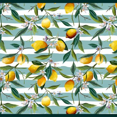 "Lemons And Leafes" Napfunterlage - 60x45