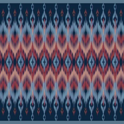 "Blueish Pattern" Napfunterlage - 60x45