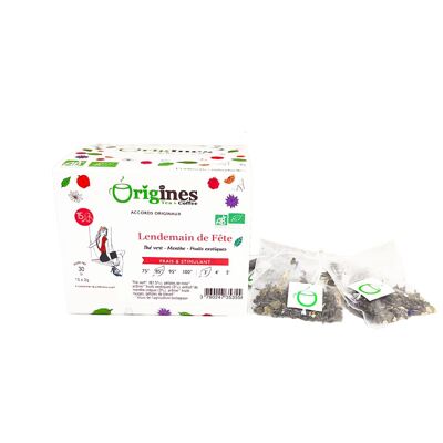 Día después de la fiesta de té verde orgánico - 15 x 2 g