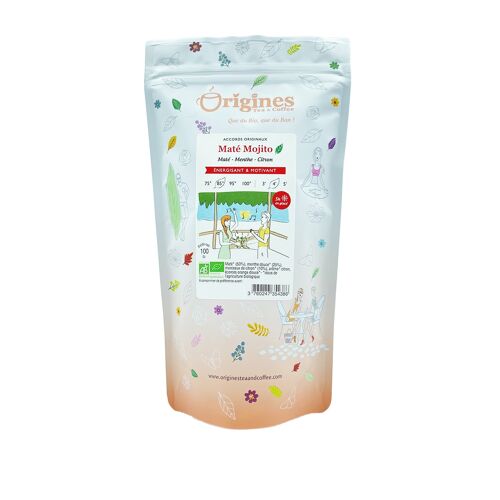 Maté Mojito Bio - Brésil - Sachet 100g