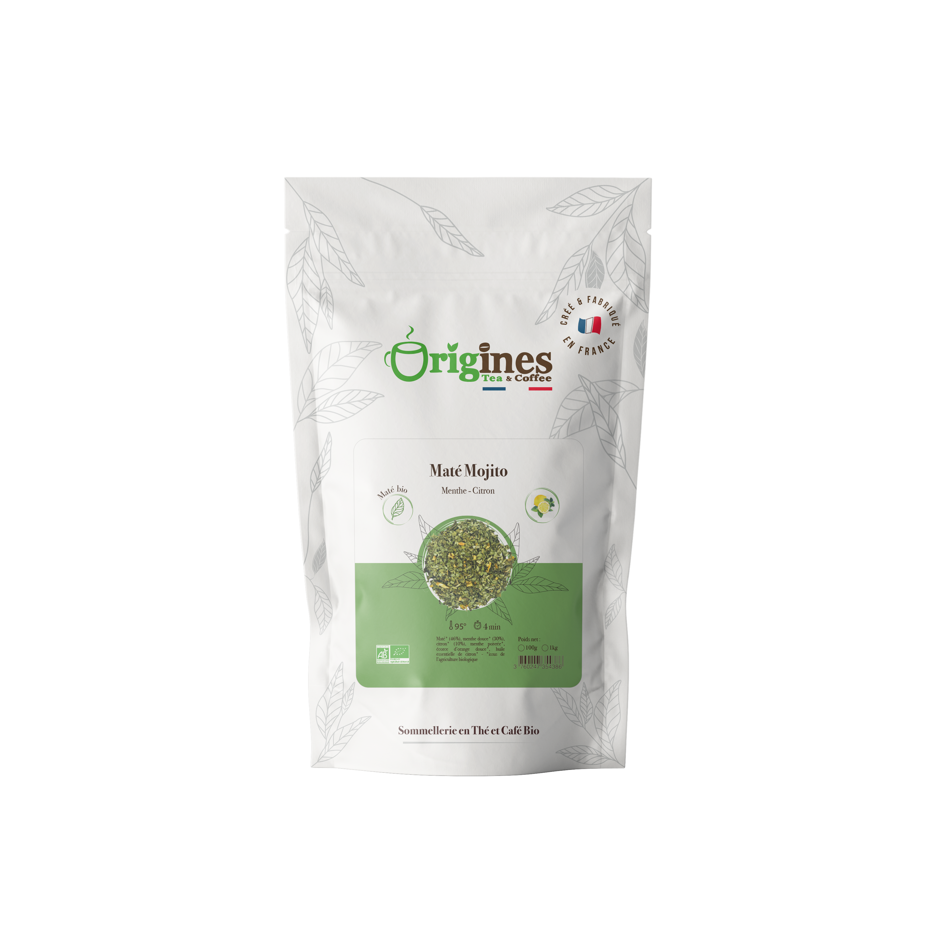 Organic Mojito Maté - Brazil - 100g bag