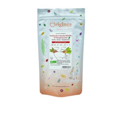 Inattendu'o Sencha-Matcha Organic Grapefruit - Japón - Bolsa de 100 g