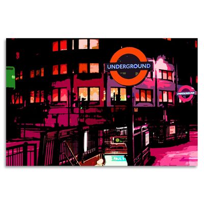 "London Underground" Acrylglasbild - 180x120cm
