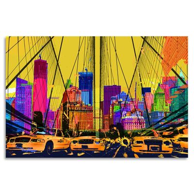 "Yellow Bridge" Acrylglasbild - 120x80cm