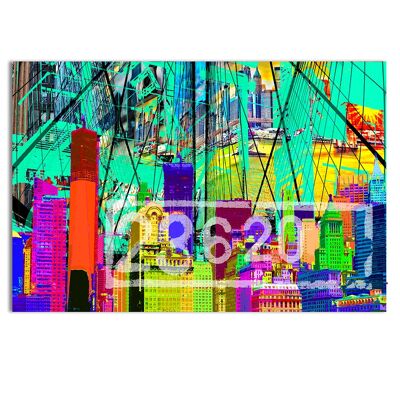 "City That Never Sleeps" Acrylglasbild - 180x120cm