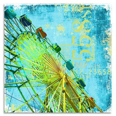 "558 Ferris Wheel" Acrylglasbild - 50x50cm