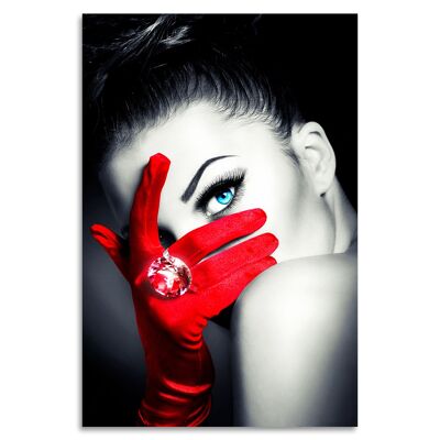"Red Glove" Acrylglasbild - 80x120cm