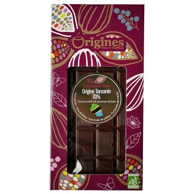 Tanzania 70% Organic Cocoa Bar