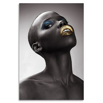 "Golden Black" Acrylglasbild - 120x180cm