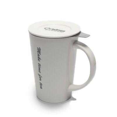 Mug with integrated infuser - White