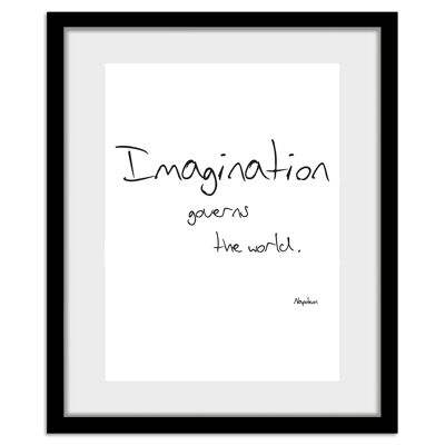 'Imagination'' Rahmenbild - 50x60cm