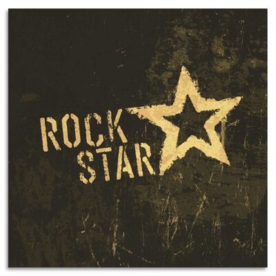 "Rock Star" Acrylglasbild - 100x100cm