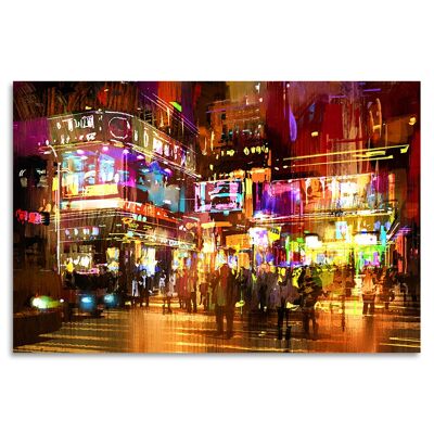 "Midnight Shopping" Acrylglasbild - 180x120cm