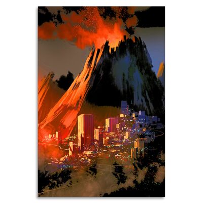 "Eruption" Acrylglasbild - 120x180cm
