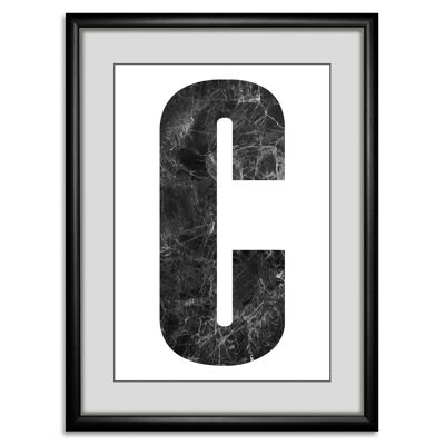 'C'' Rahmenbild - 30x40cm