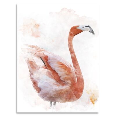 "Nasty Flamingo" Acrylglasbild - 80x120cm