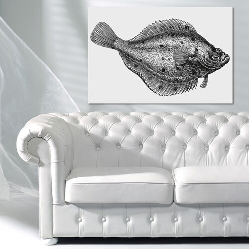 "Flounder" Leinwandbild - 120x80 cm