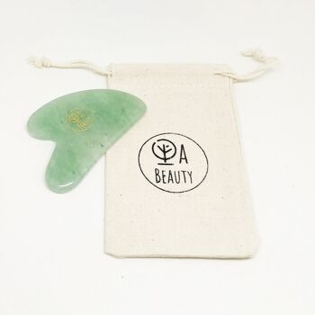 Massage Gua-Sha Cœur Aventurine Verte | Anti-inflammatoire 3