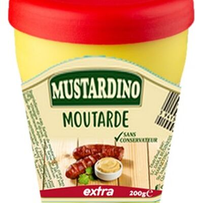 Moutarde classique Mustardino 200g