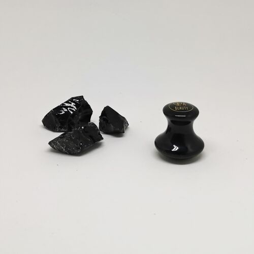 Black Obsidian Mushroom | Eye Restorer & De-Puffing