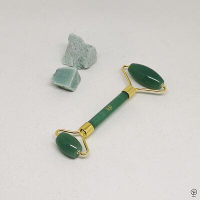 Green Aventurine Face Massage Roller | Anti-Inflammatory