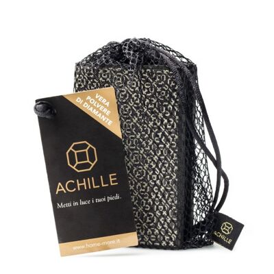 ACHILLE Pad pour l'élimination des callosités des pieds - Couleur noire pour l'élimination standard