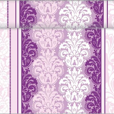 Table runner Marius in berry from Linclass® Airlaid 40 cm x 4.80 m, 1 piece - ornaments