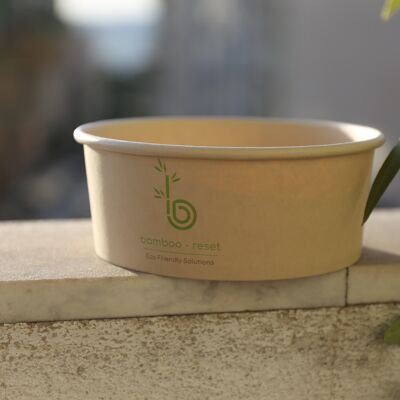 Bamboo paper bowl 750 ml (300 units)