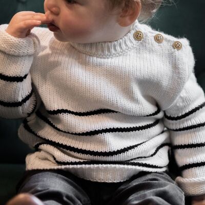 Pack of 5 baby sailor tops in all sizes "La Mèrinière"