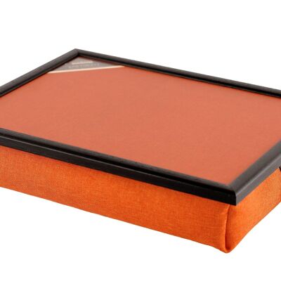 Andrews Living Lap Tray with Plain Orange Cushions