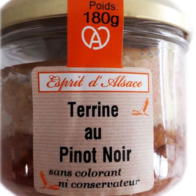 Pork terrine with Pinot Noir