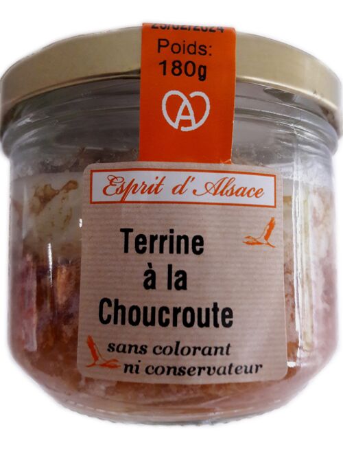 Terrine de porc à la choucroute