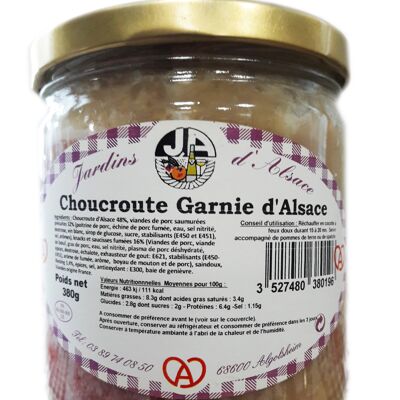 Choucroute garnie en bocal 380g
