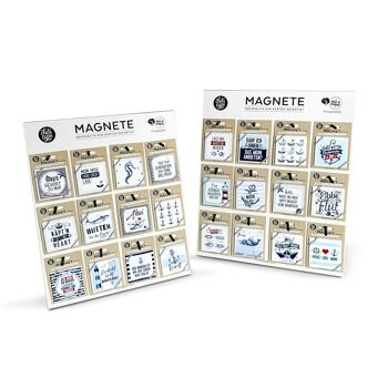 Magnet maritime - Hello lapin & bateau en papier 3