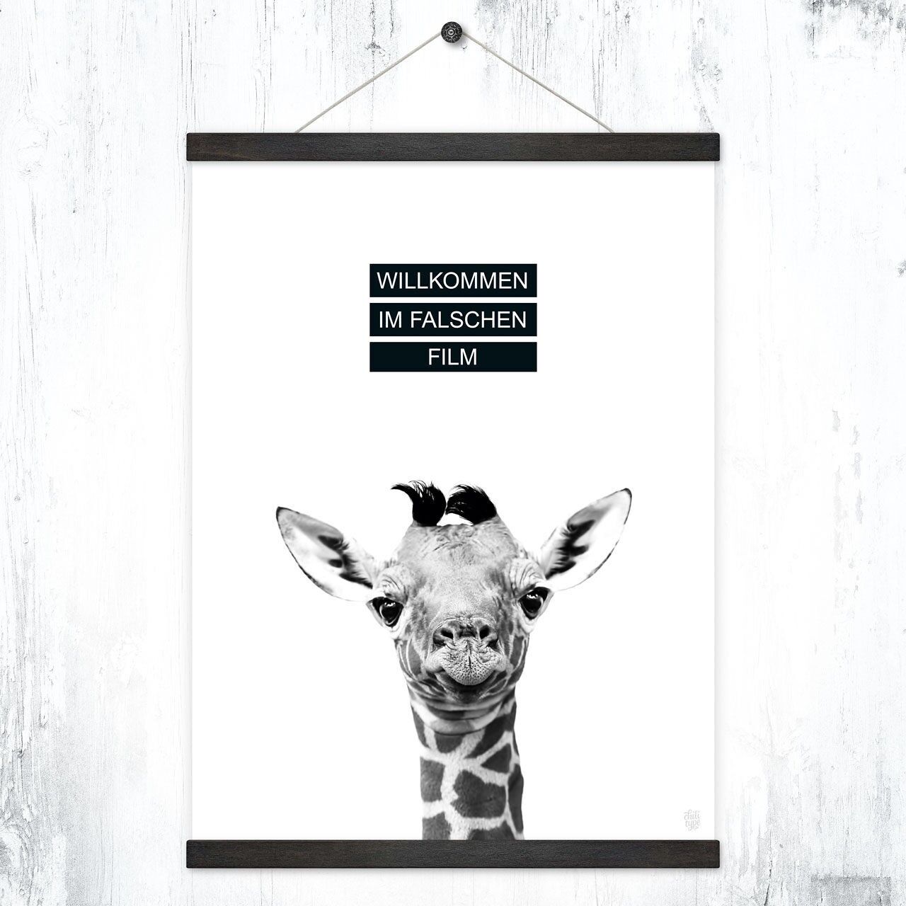 Poster + appendini poster "Benvenuti nel film sbagliato"