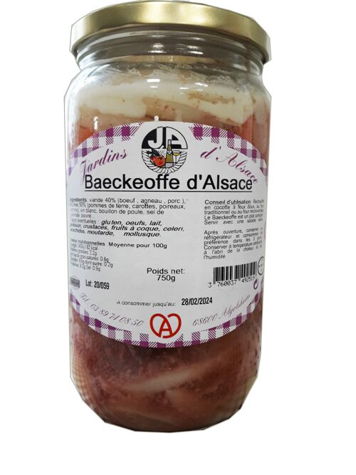 Baeckaoffe en bocal - 750g