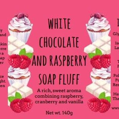 White Chocolate and Raspberry Soap Fluff