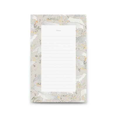 Wolf notepad