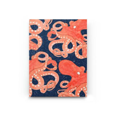 White Octopus Pocket Notebook