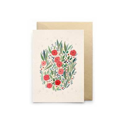 Flower Power Card