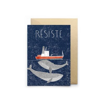 Blue Resist Card