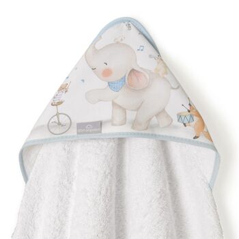 SERVIETTE DE BAIN - 1X1 MT. MOD. MUSIQUE ET AMIS - 2