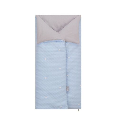 RECEIVING BLANKET/SLEEPING BAG - 75 X 65 CMS - COTTON - MOD. ZOE -